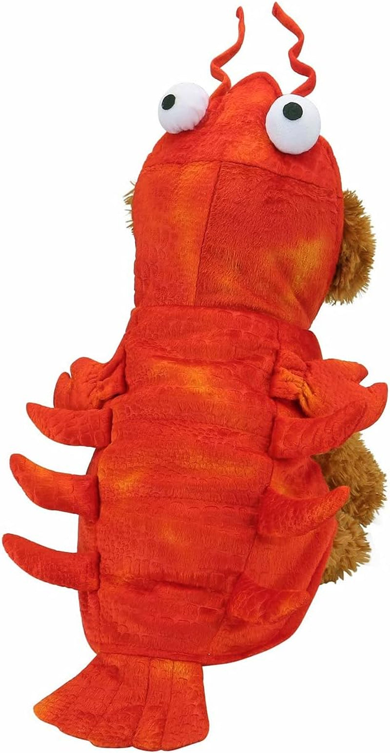 Dog Lobster Costume Pet Halloween Christmas Cosplay Costumes Funny Puppy Cat Winter Coat Hoodie Outfits Sweater Clothes (S)