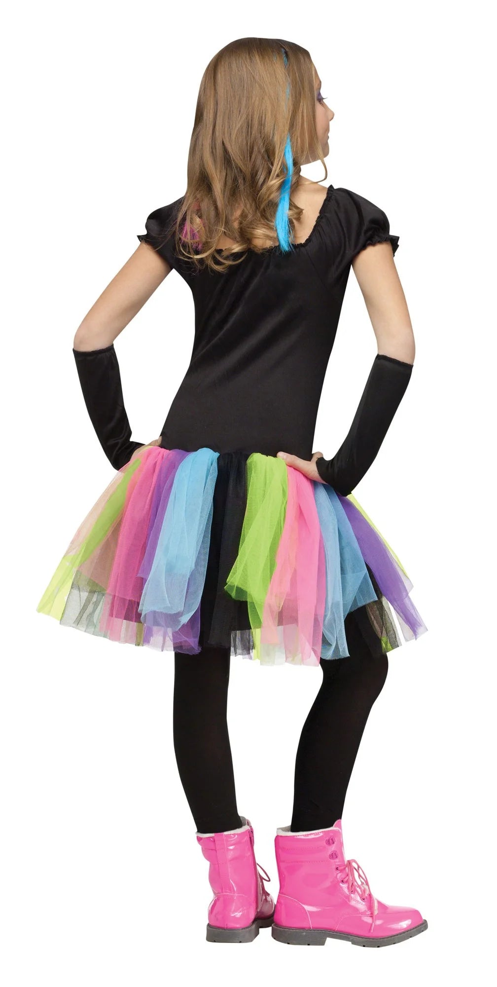 Funky Punky Bones Skeleton Girl'S Halloween Fancy-Dress Costume, for Child