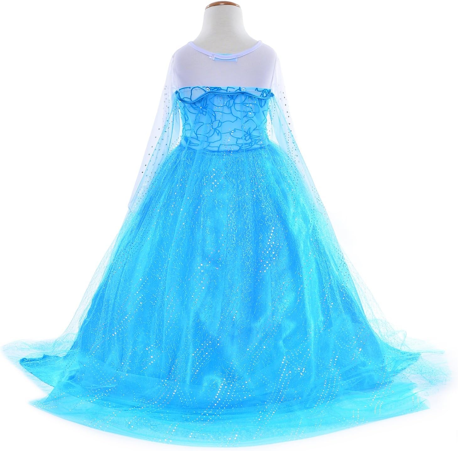 Princess Costumes Birthday Party Dress up for Little Girls with Accessories