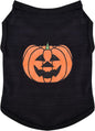 Halloween Pet Shirt Small Dog Clothes Puppy Cat Costume Apparel Pumpkin Pattern (X-Small, Black)