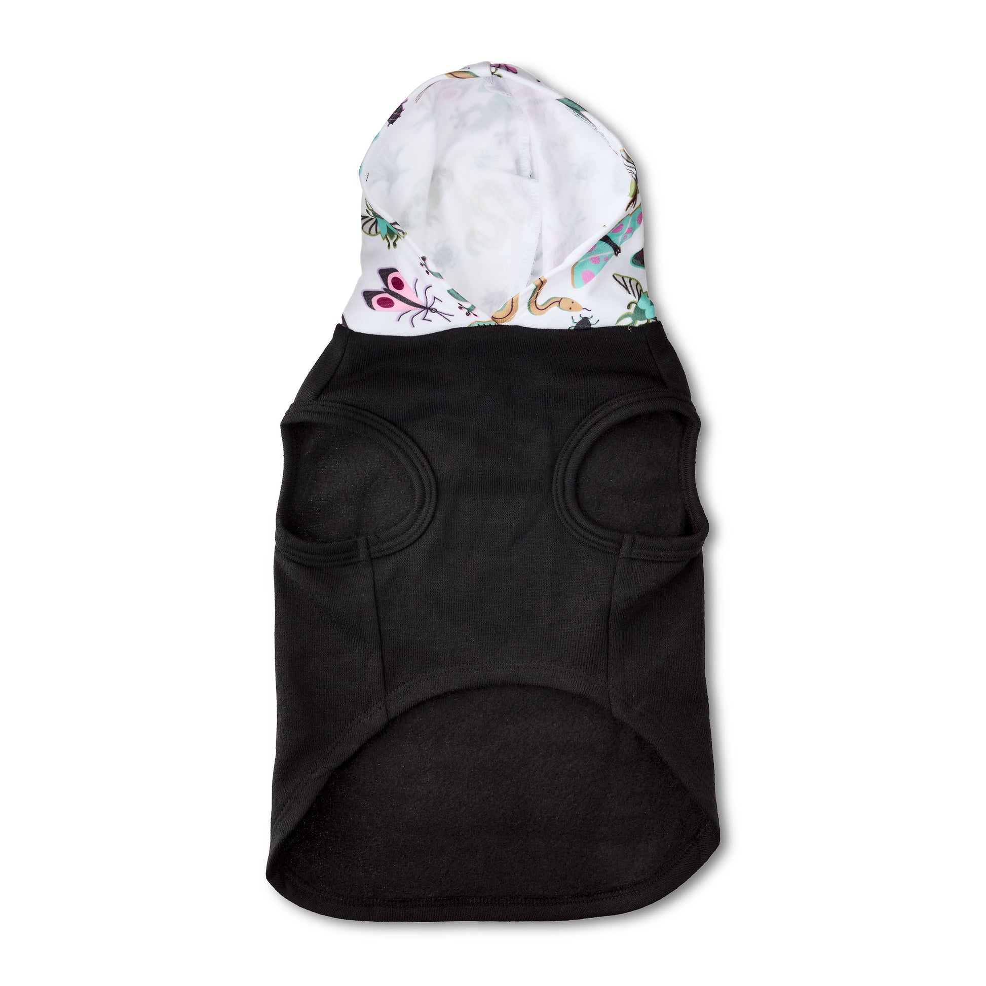 Halloween Hoodie for Dogs & Cats, Little Bug-A-Boo, Black, Small
