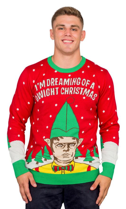 The Office Dwight Schrute I'M Dreaming Ugly Christmas Sweater for Halloween