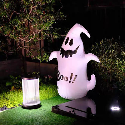 4 FT Halloween Inflatable Ghost Outdoor Decoration, PVC Blow up Yard Decoration Ghost for Garden Lawn Indoor Party Decor