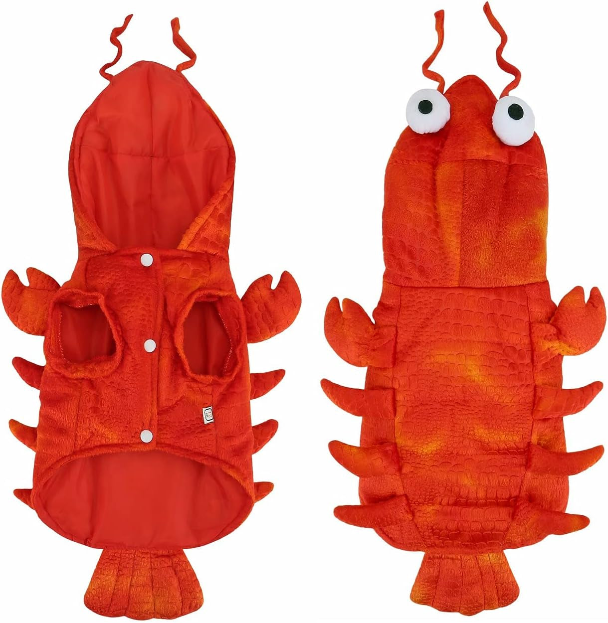 Dog Lobster Costume Pet Halloween Christmas Cosplay Costumes Funny Puppy Cat Winter Coat Hoodie Outfits Sweater Clothes (S)