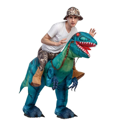 72 Inch Inflatable Dinosaur Costumes for Adults, Funny Halloween Costumes Adult Halloween Costume for Men Women, Adult Dinosaur Costumes for Halloween Party Cosplay