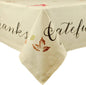 Rustic Autumn Leaves Kitchen Collection Thanksgiving & Fall Table Décor, Tablecloth, 60X104