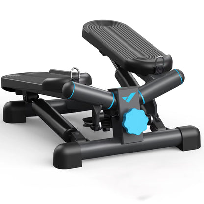 Mini Stepper with Resistance Band for Home Fitness