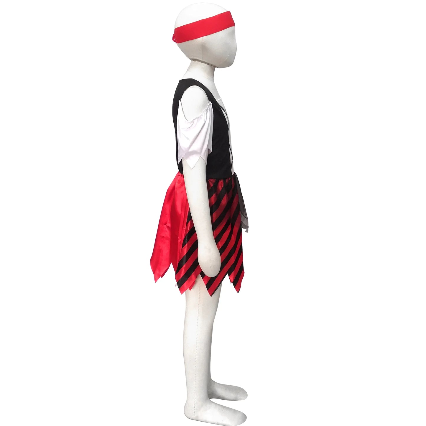 Pirate, Halloween Costume for Children, Girls Size S (6/6X), by
