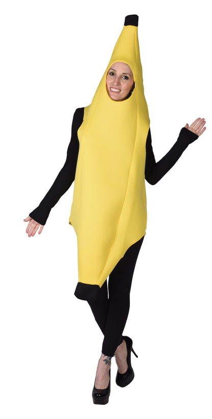 Ultimate Banana Halloween Costumes, Petite Adult Size XXS, 1210-XXS, Yellow