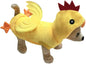 Funny Dog Chicken Costume, Pet Halloween Christmas Rooster Cosplay Dress, Adorable Cat Apparel Animal Warm Outfits Clothes(Xl Size, Yellow)