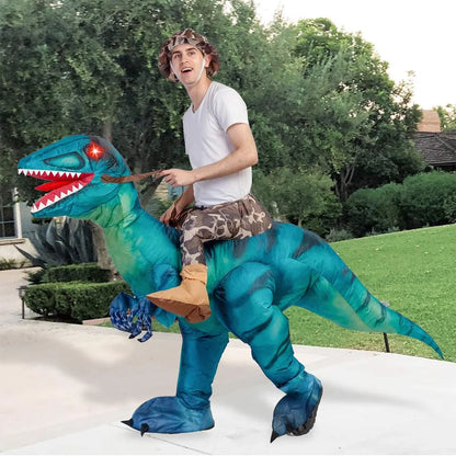 72 Inch Inflatable Dinosaur Costumes for Adults, Funny Halloween Costumes Adult Halloween Costume for Men Women, Adult Dinosaur Costumes for Halloween Party Cosplay