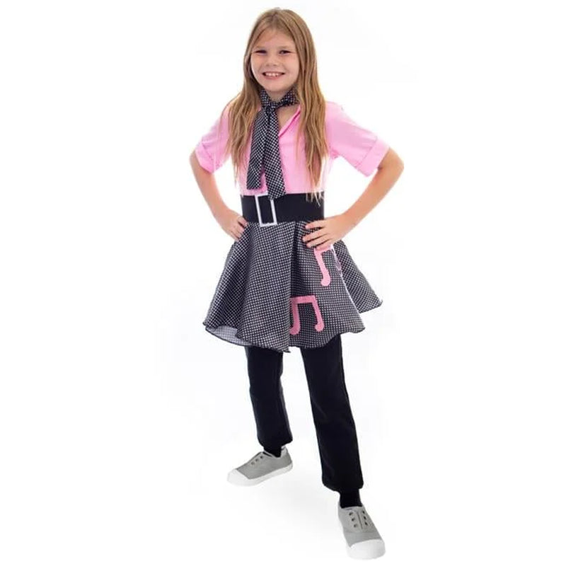 50S Sock Hop Halloween Costume| Poodle Skirt Outfit