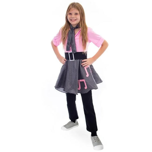 50S Sock Hop Halloween Costume| Poodle Skirt Outfit
