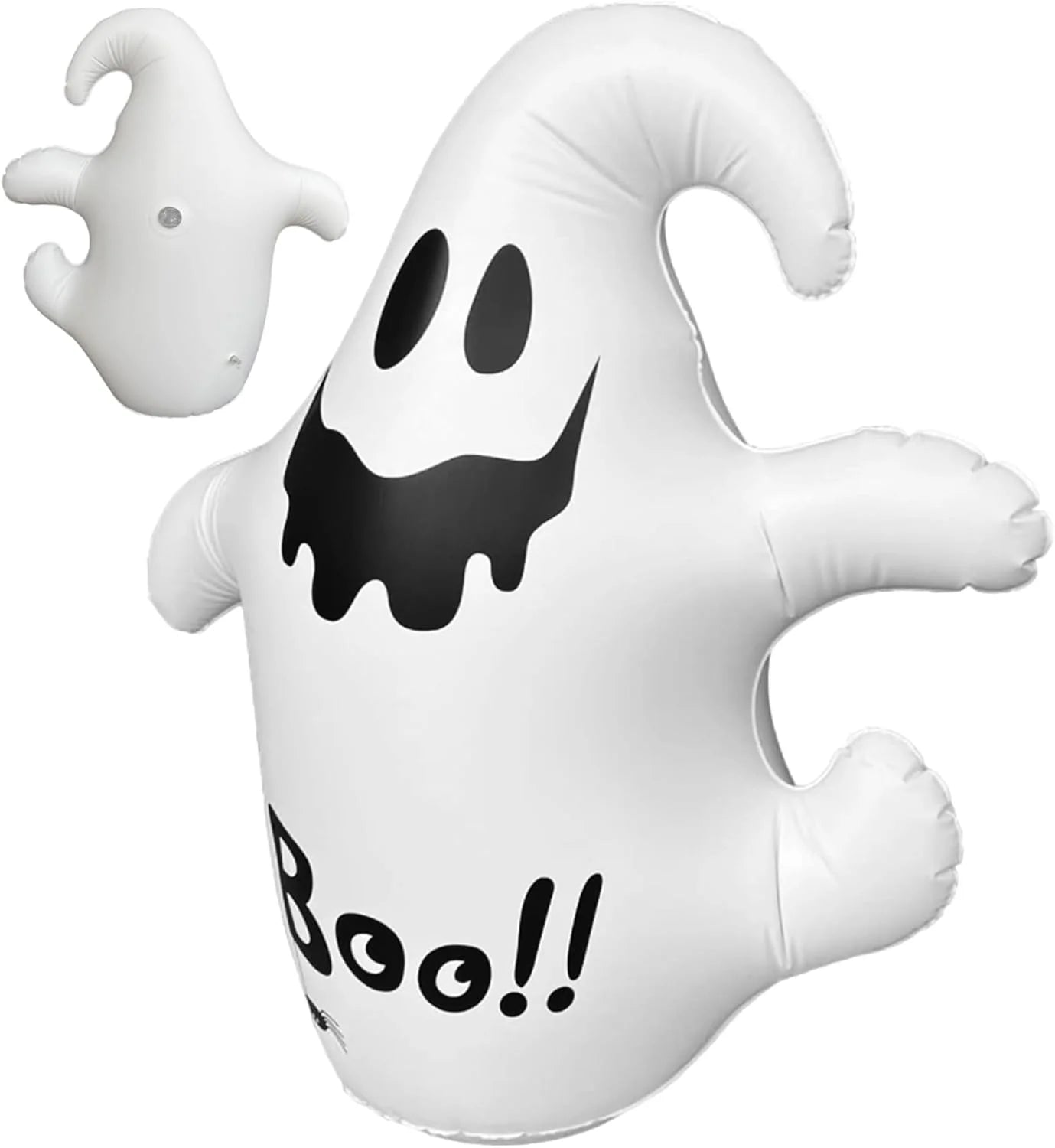 4 FT Halloween Inflatable Ghost Outdoor Decoration, PVC Blow up Yard Decoration Ghost for Garden Lawn Indoor Party Decor