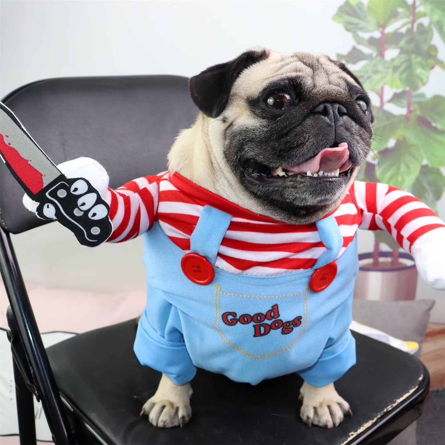 Pet Halloween Ghost Clothes Creative Halloween Christmas Pet Clothes Funny Dog Clothes L