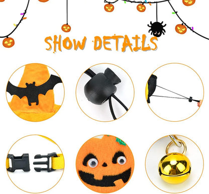 Cat Dog Halloween Costumes for Small Medium Dogs Girl Boy Chihuahua Funny Dog Halloween Costume Pet Puppy Clothes Party Cosplay Kitties Accessories Outfit (# 1, Medium)