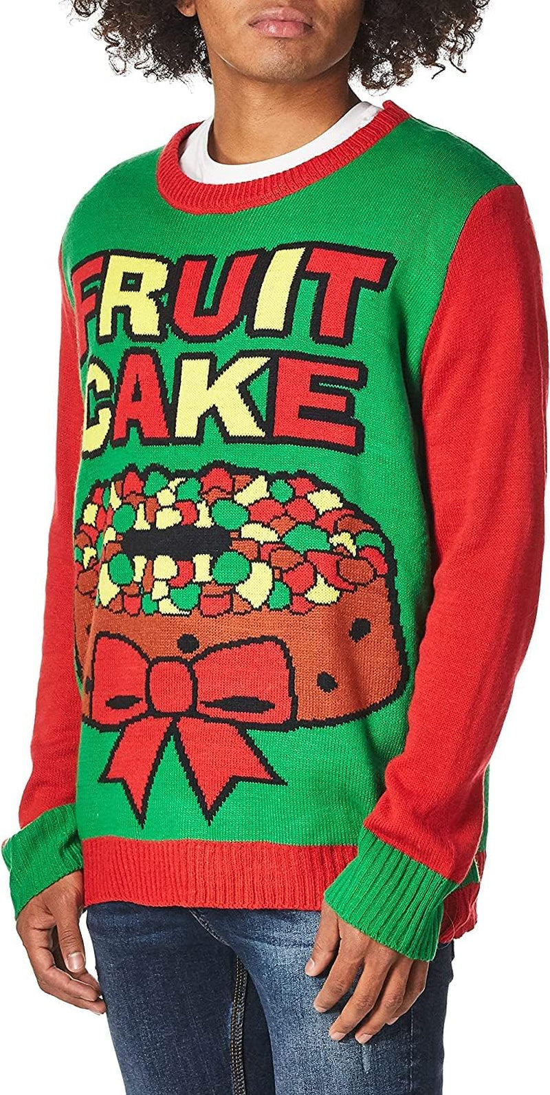 Adult Fruit Cake Ugly Christmas Sweater