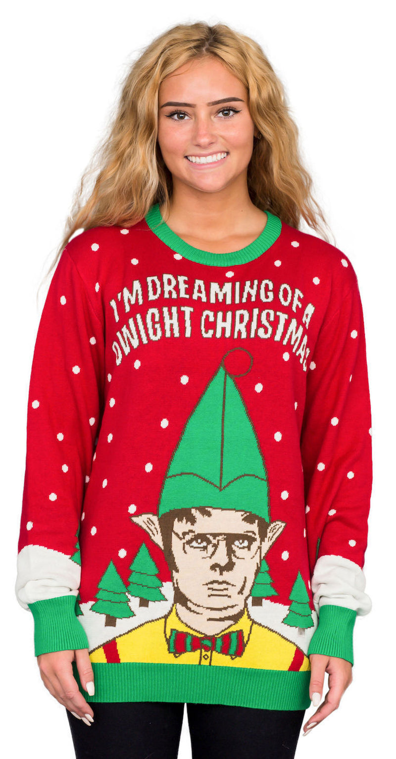 The Office Dwight Schrute I'M Dreaming Ugly Christmas Sweater for Halloween