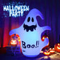 4 FT Halloween Inflatable Ghost Outdoor Decoration, PVC Blow up Yard Decoration Ghost for Garden Lawn Indoor Party Decor