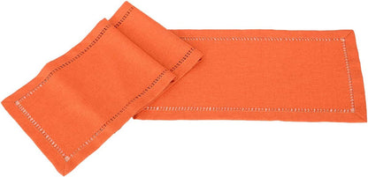 Thanksgiving Holidays Orange Table Runner or Dresser Scarf, Fall Autumn Decorations(14 X 54 Inch)