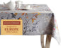 Table Cloth Rectangle Table 100% Cotton 54 X 72 Inches Tablecloth Reusable Decorative Everyday Use for Dining Room, Farmhouse, Home, Party, Festive & Wedding - Equinoxe - Grey