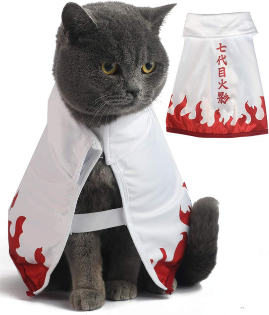 Halloween Cat Costume Funny Anime Pet Clothes Kitten Costumes Small Dog Accessories Outfits (M)